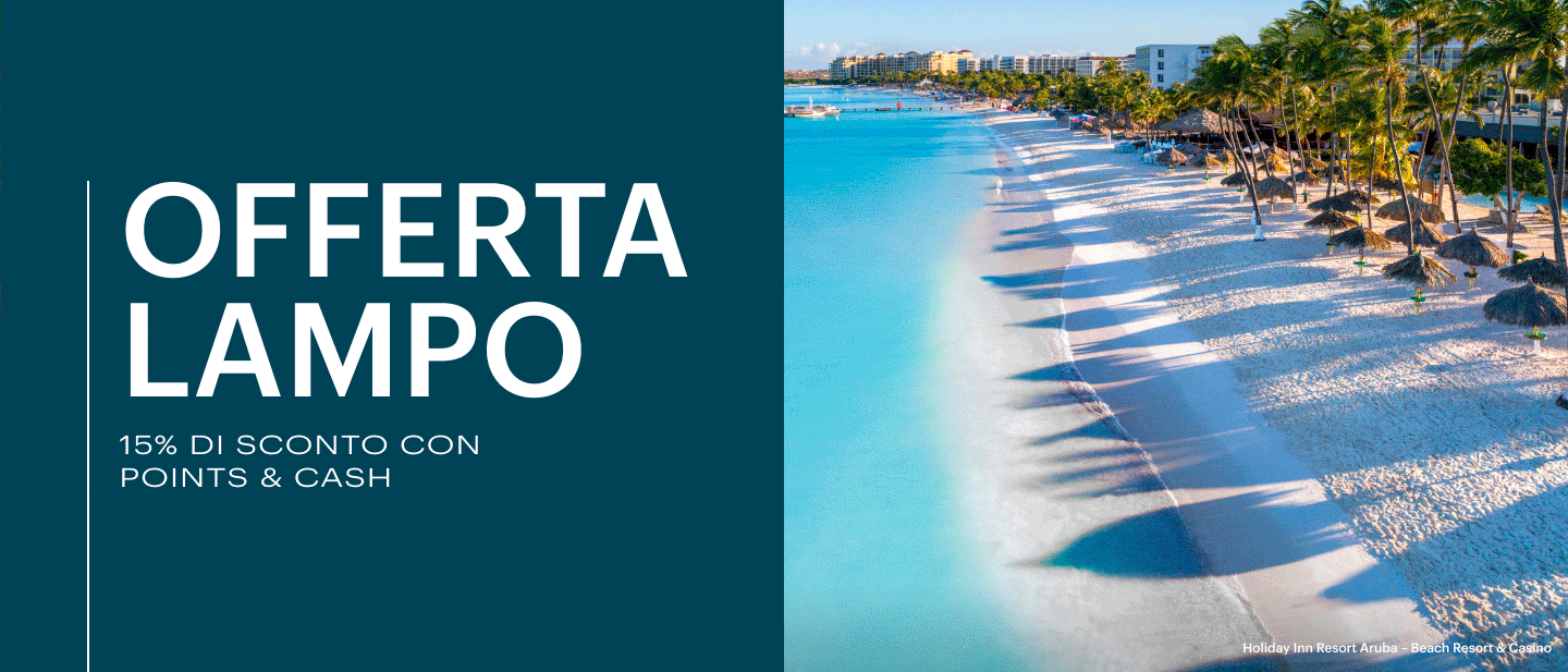 Offerta lampo: Risparmia il 15% con Points &amp; Cash