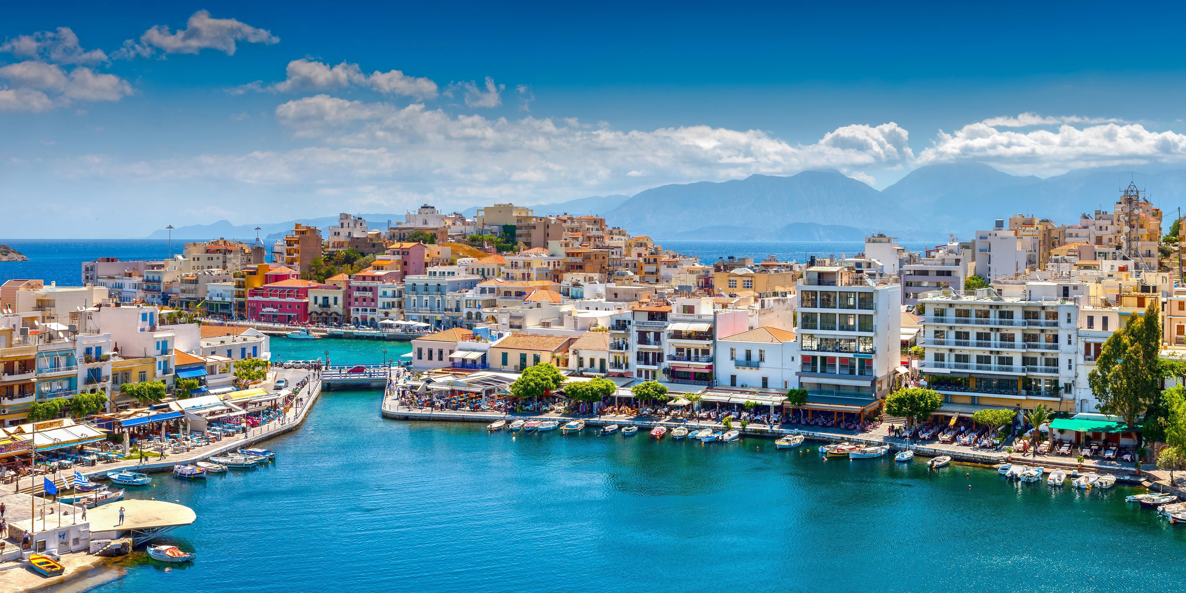 The charming coastal town of Agios Nikolaos is rich in beauty.