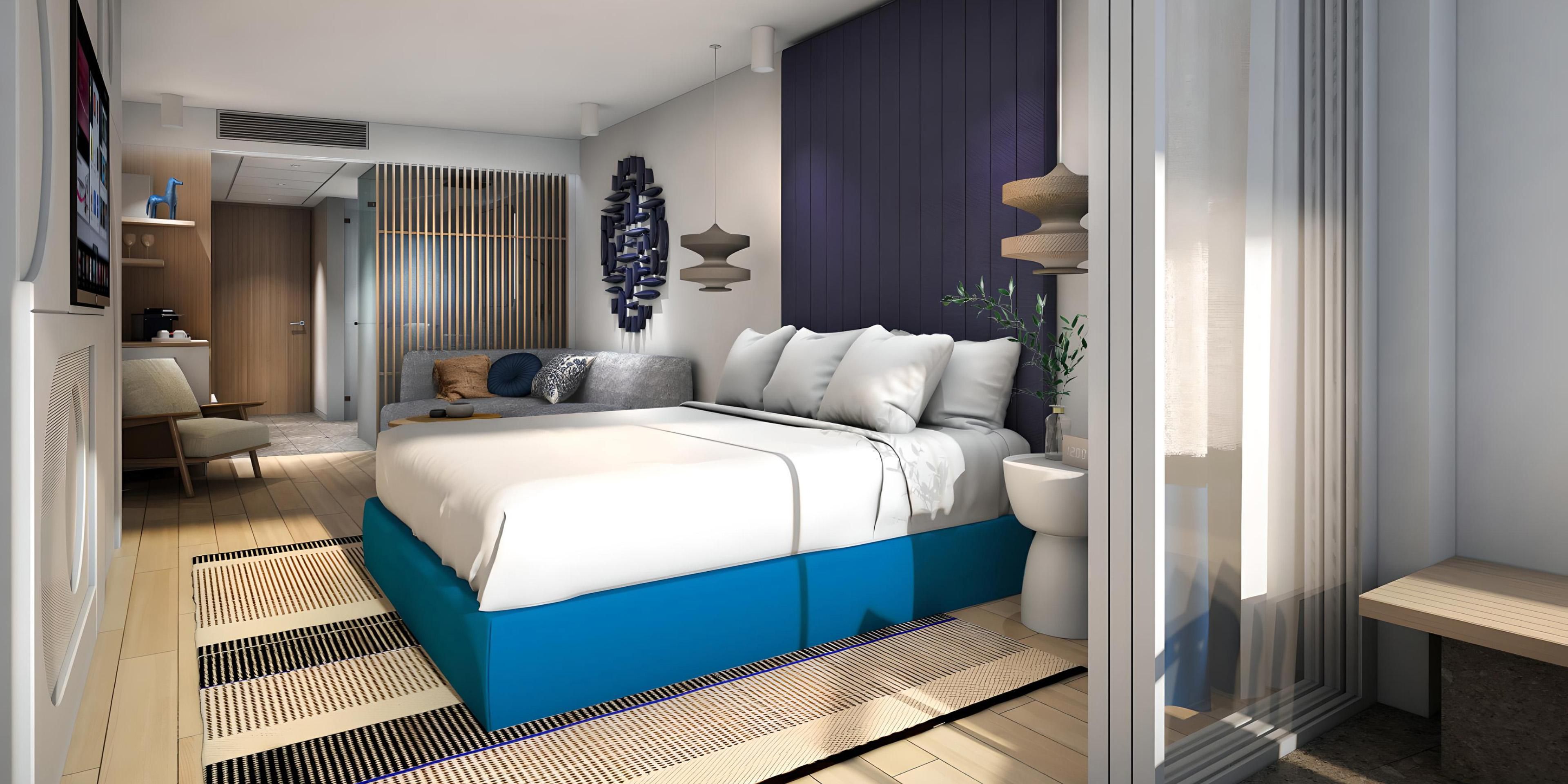 Modern Mediterranean design, anchored by expansive sea views.