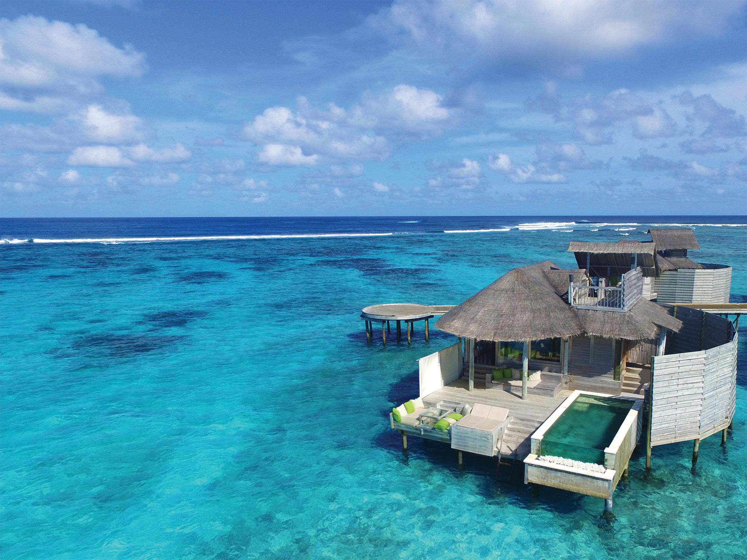 Villa a beira-mar no Six Senses Laamu
