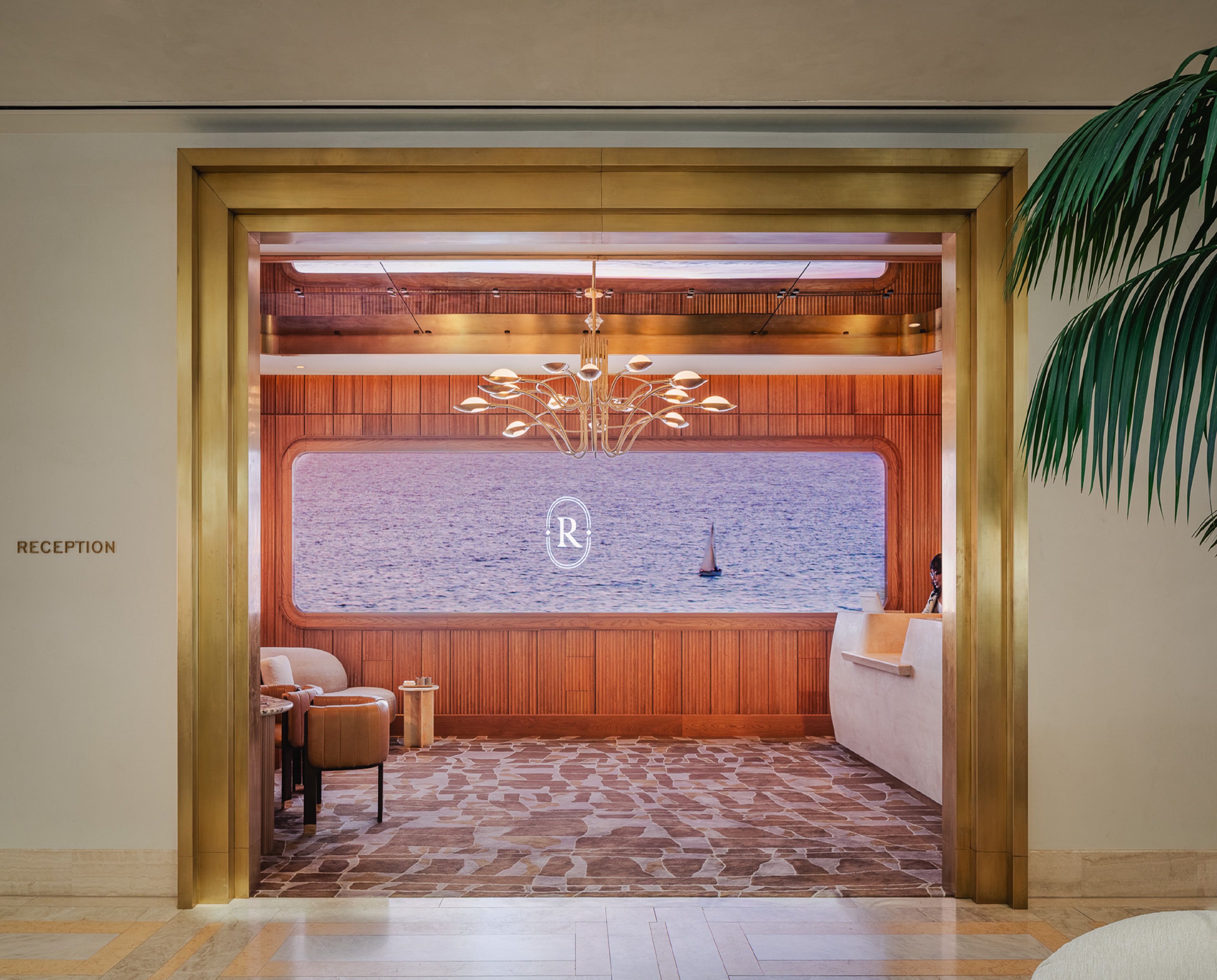 Indoor seating at Orla by Michael Mina