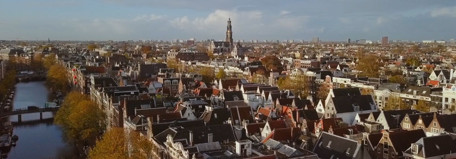 Vista de la ciudad de Ámsterdam