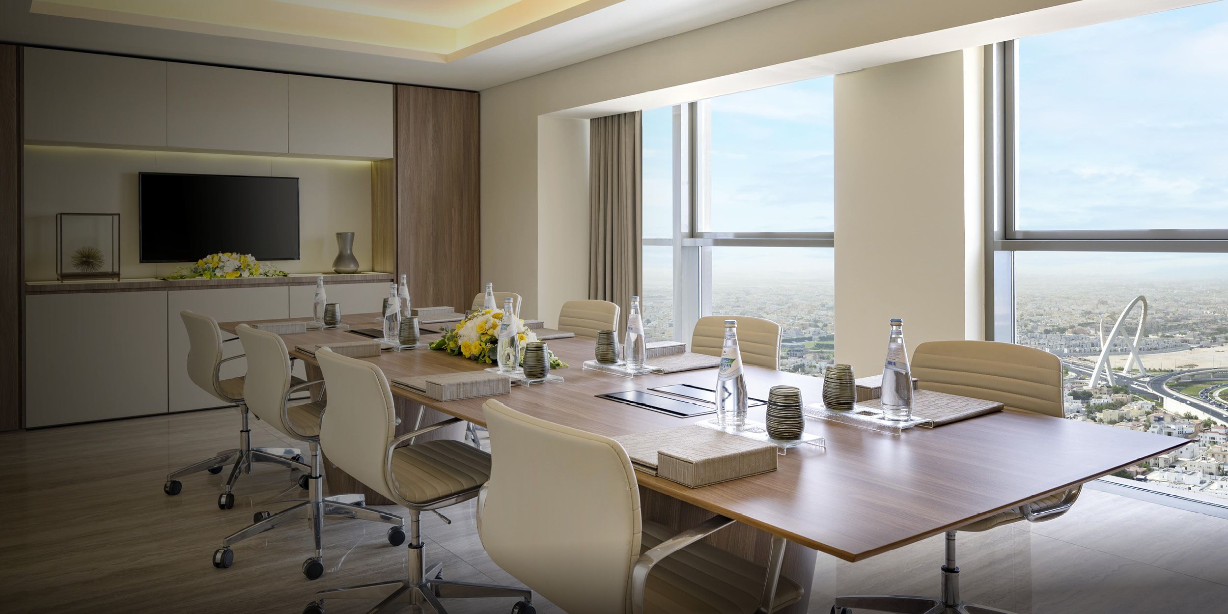 A carousel of IHG hotels with meeting rooms