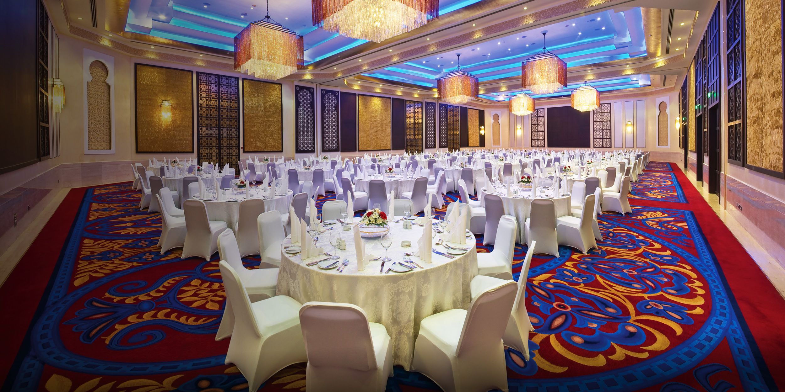 A carousel of IHG hotels with meeting rooms
