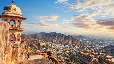Amer Fort in Jaipur