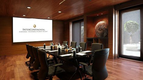 An indoor banquet hall in Chennai