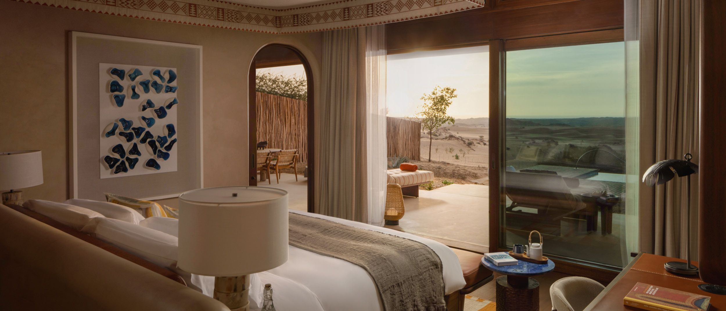 A carousel of 4 images featuring Six Senses Southern Dune, Aldhafra Vignette Collection, InterContinental London Park Lane, InterContinental Rome Ambasciatori Palace