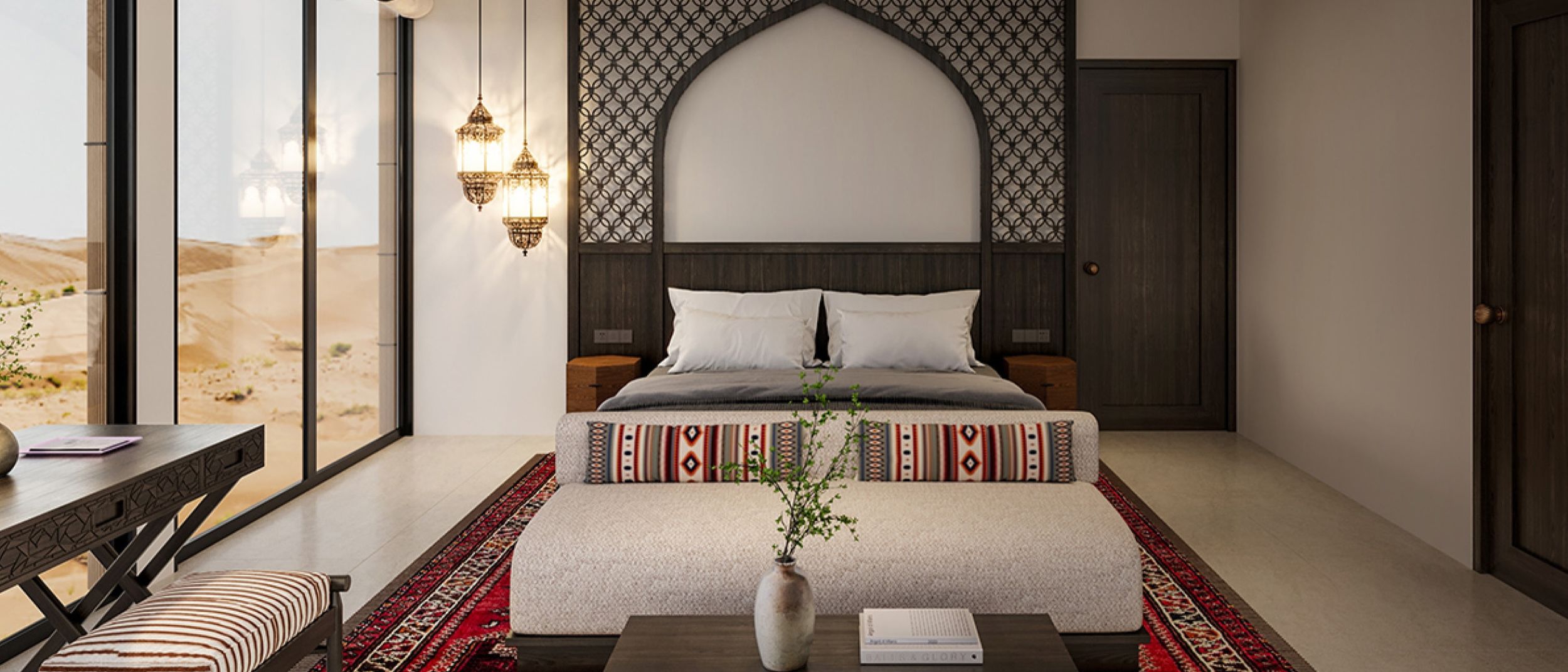مجموعة من أربع صور لفندق Six Senses ساوثرن ديون، وفينيَت كوليكشن الظفرة، وفندق إنتركونتيننتال لندن بارك لين، وفندق إنتركونتيننتال روما أمباسياتوري بالاس