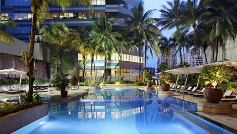 Outdoor pool at InterContinental Kuala Lumpur