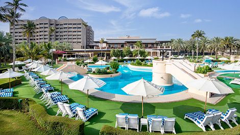 Pool view at InterContinental Muscat