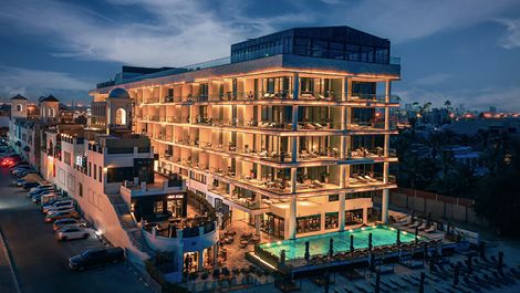 Façade of Arabella Beach Hotel Kuwait, Vignette Collection