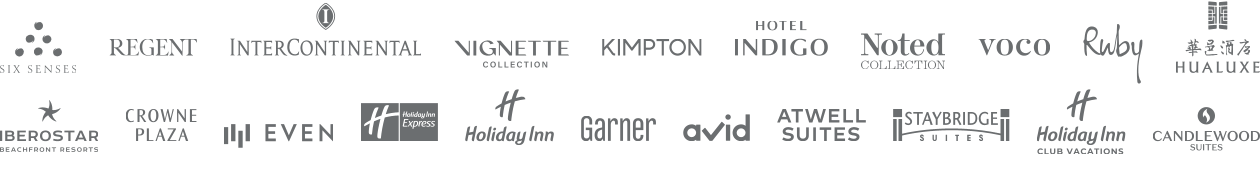 Family of IHG Hotels & Resorts brands