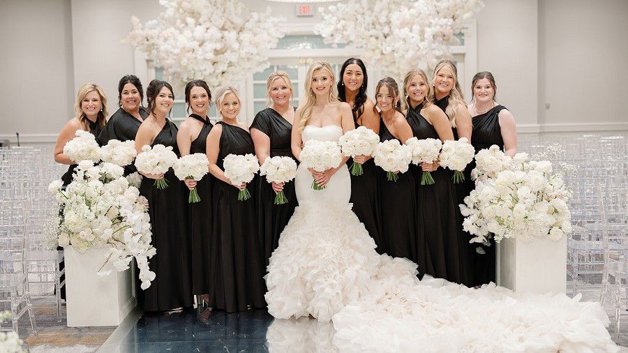 Bridal wedding party