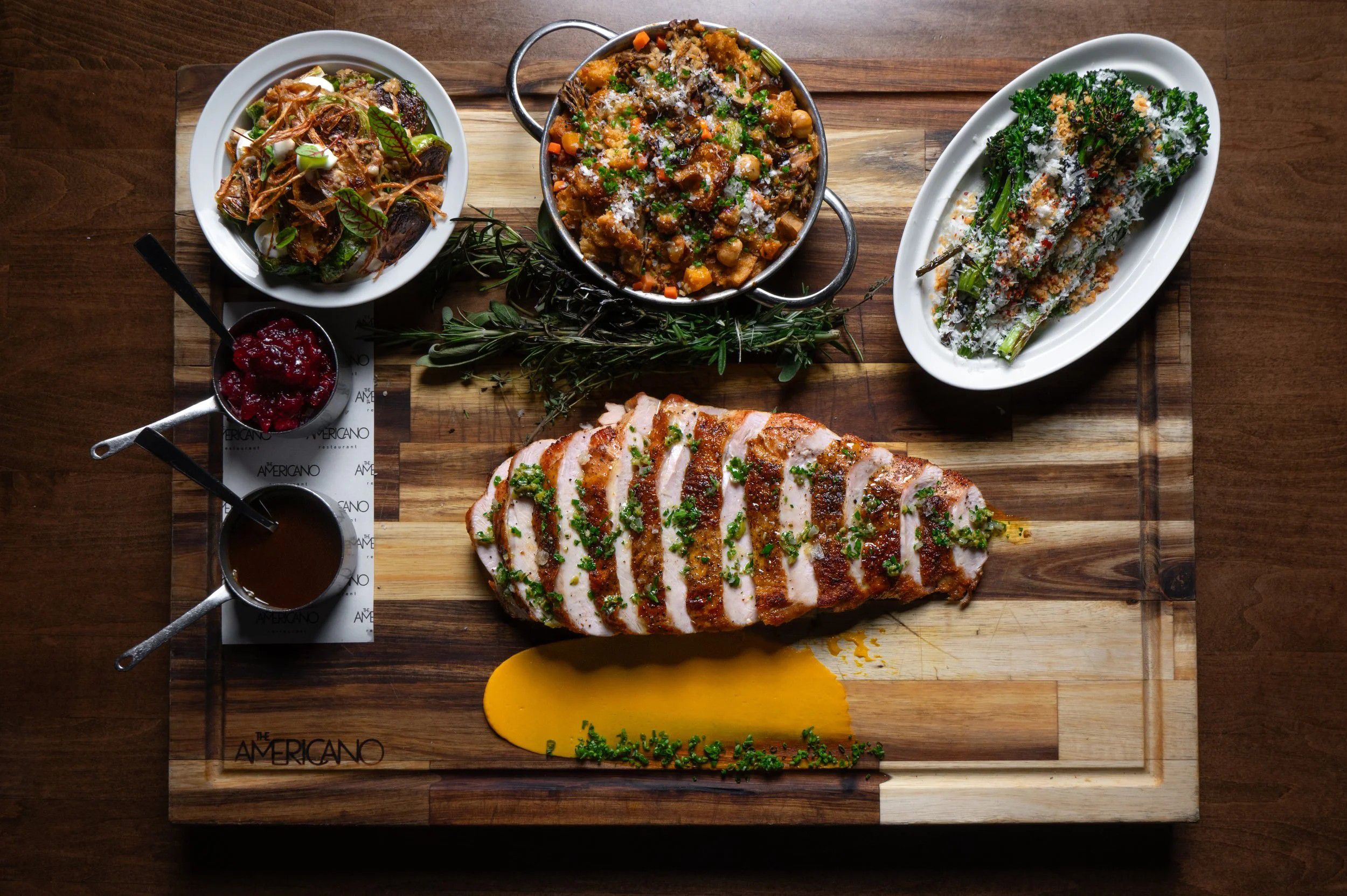 Thanksgiving turkey meal