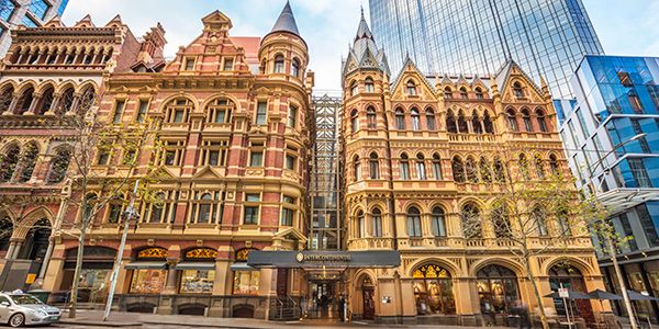 InterContinental Melbourne hotel building facade
