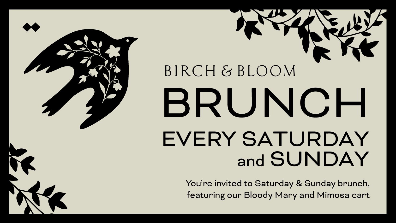 birch & bloom event