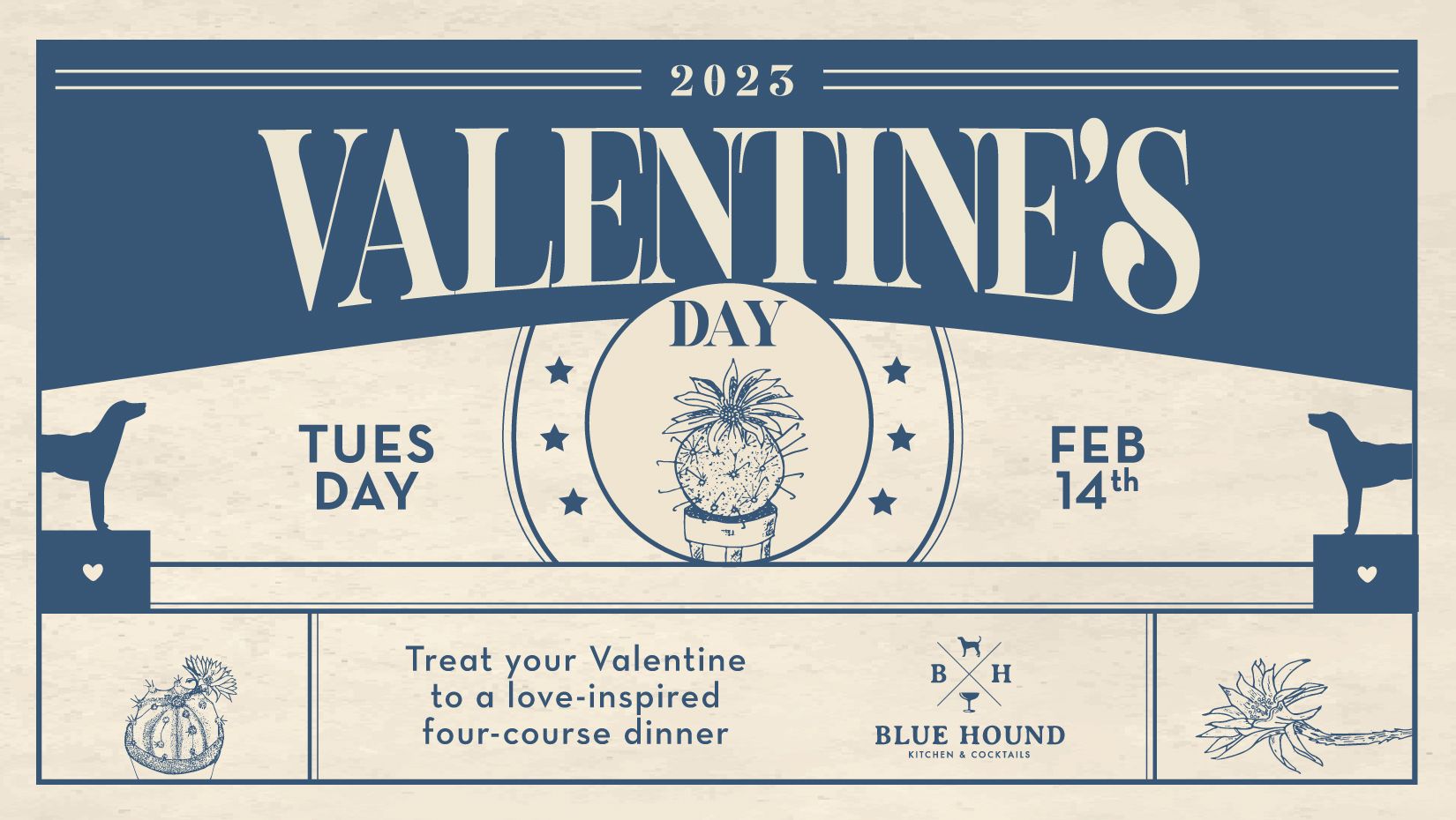 Blue Hound Kitchen + Cocktails Valentine's Day Event