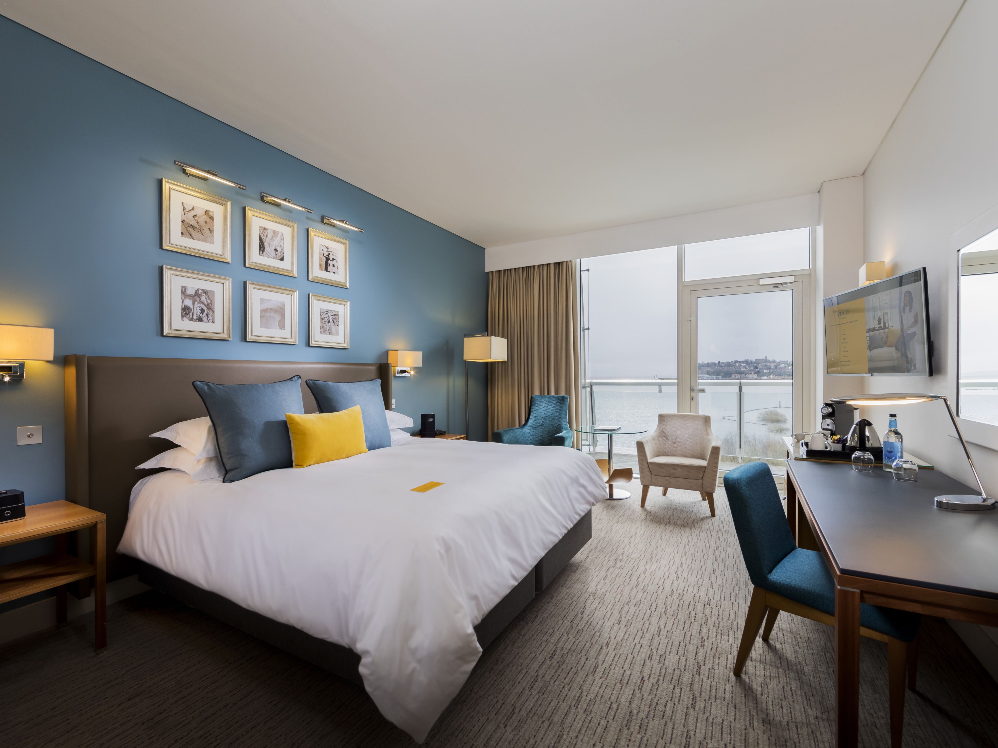Hotel guest bedroom