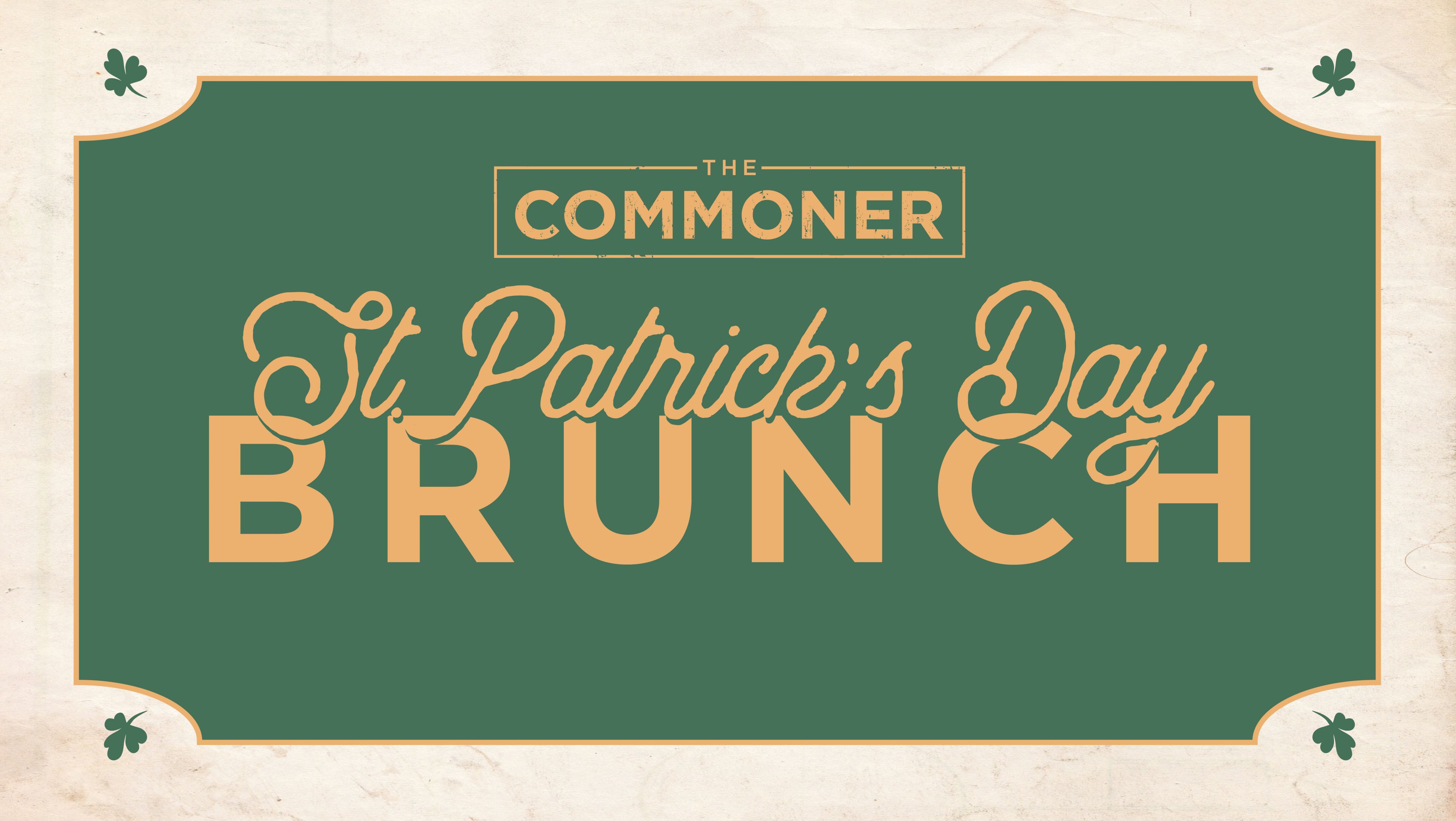 The Commoner special event brunch