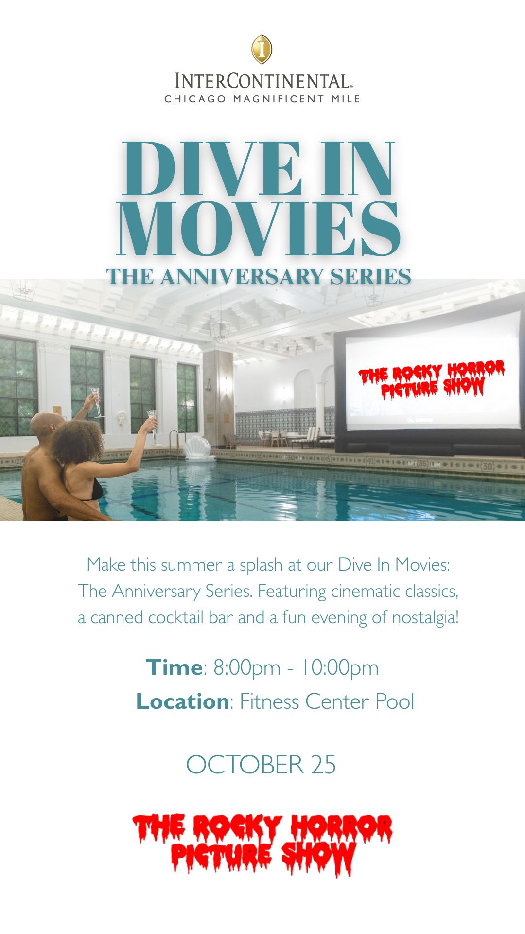 Dive In Movies at InterContinental Chicago Magnificent Mile