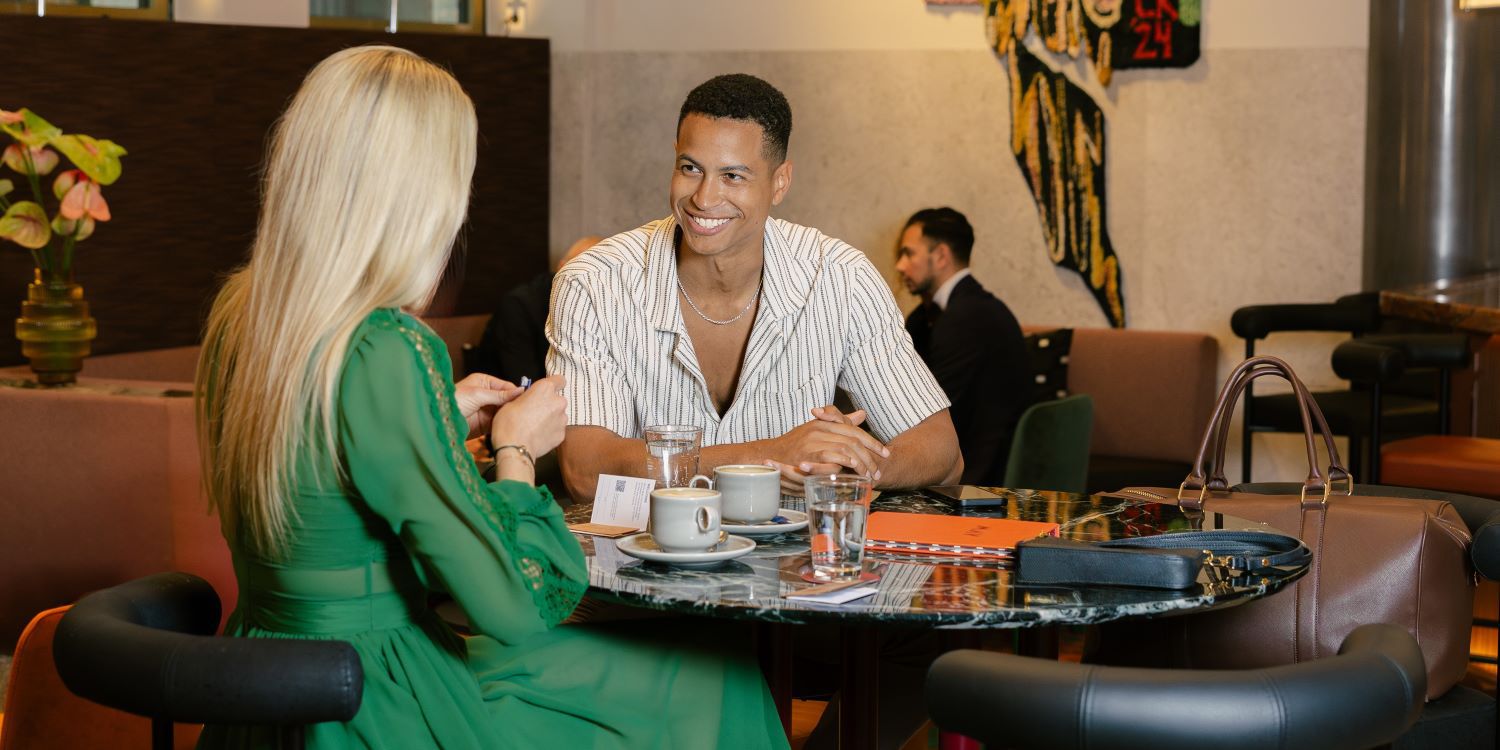 Couple dining