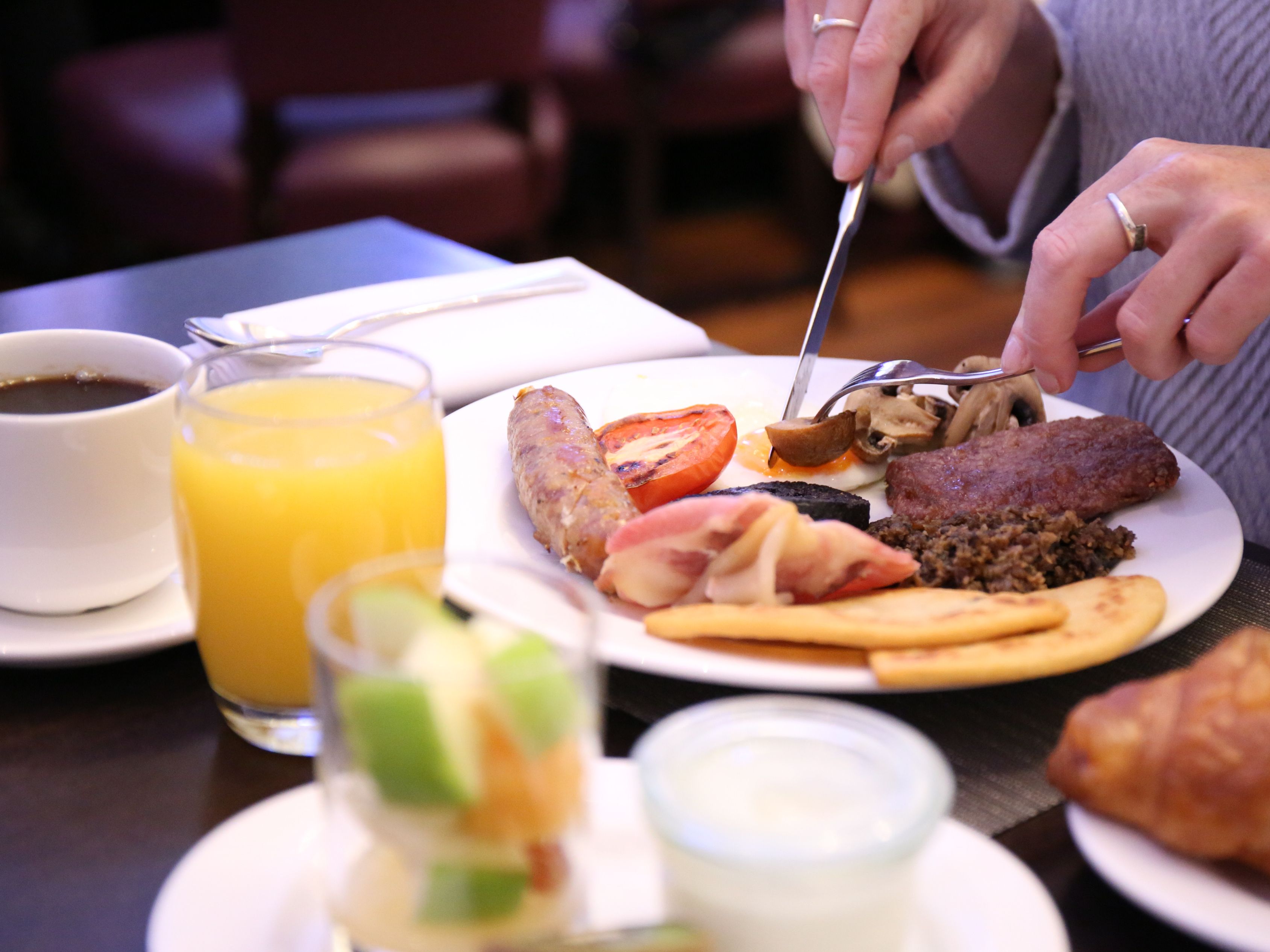 Hotel breakfast