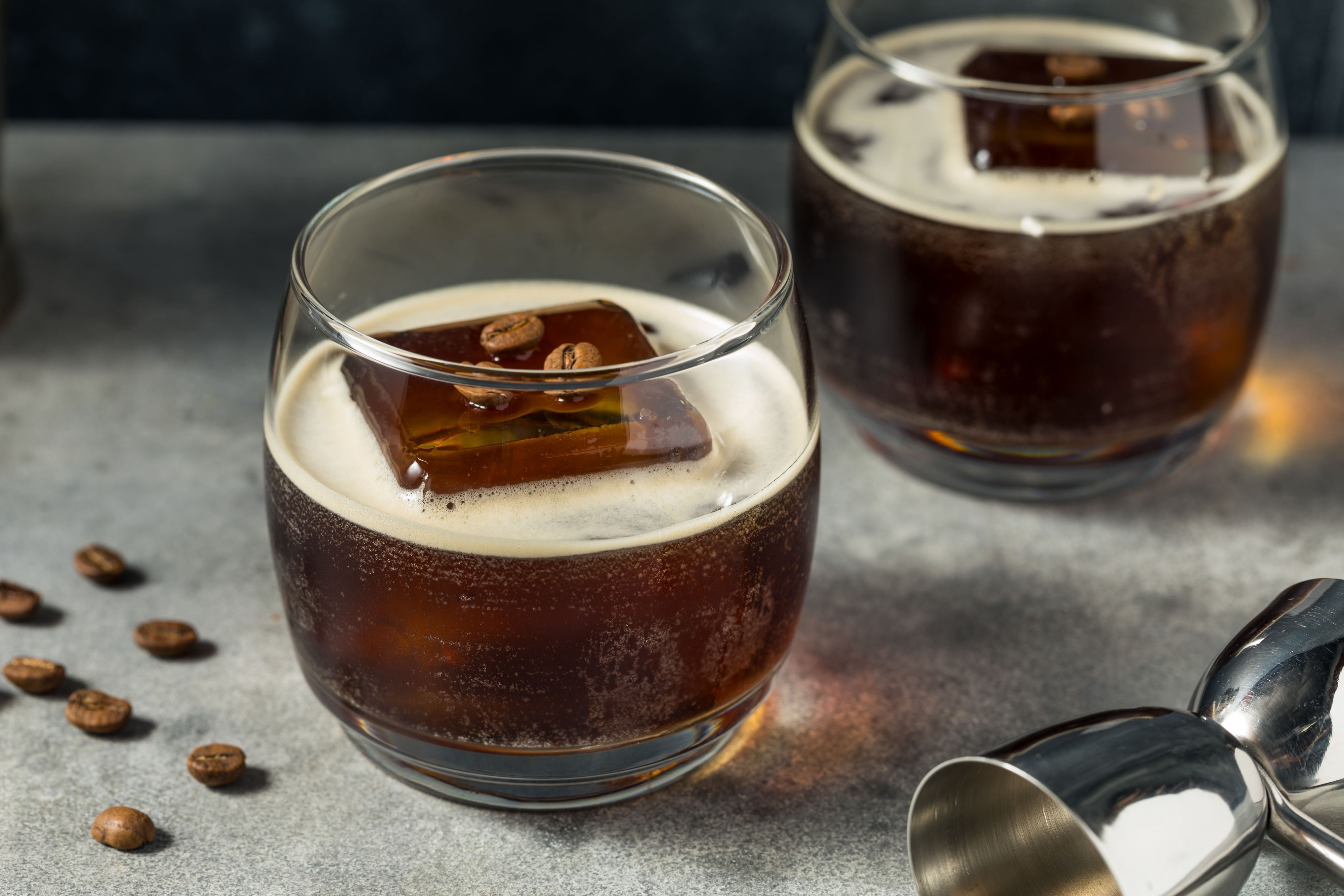 Boozy Mexican Cold Brew Carajillo Cocktail with Coffee and Vodka