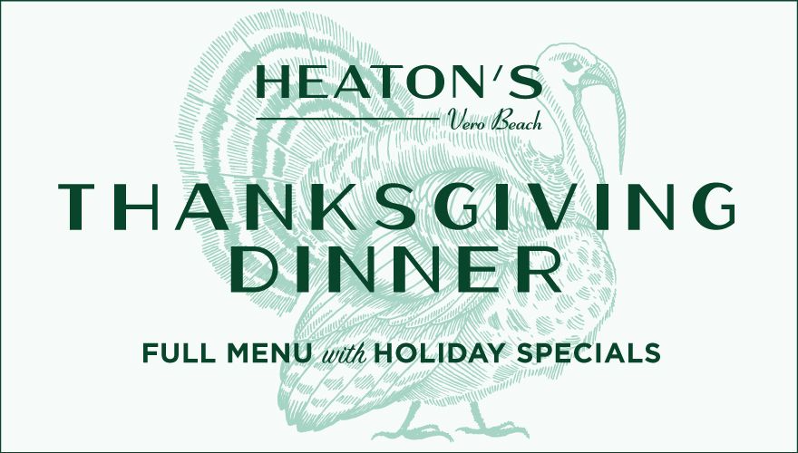 graphic of a turkey and the heaton's logo