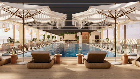 Swimming pool at Holiday Inn Riyadh Rose Yard