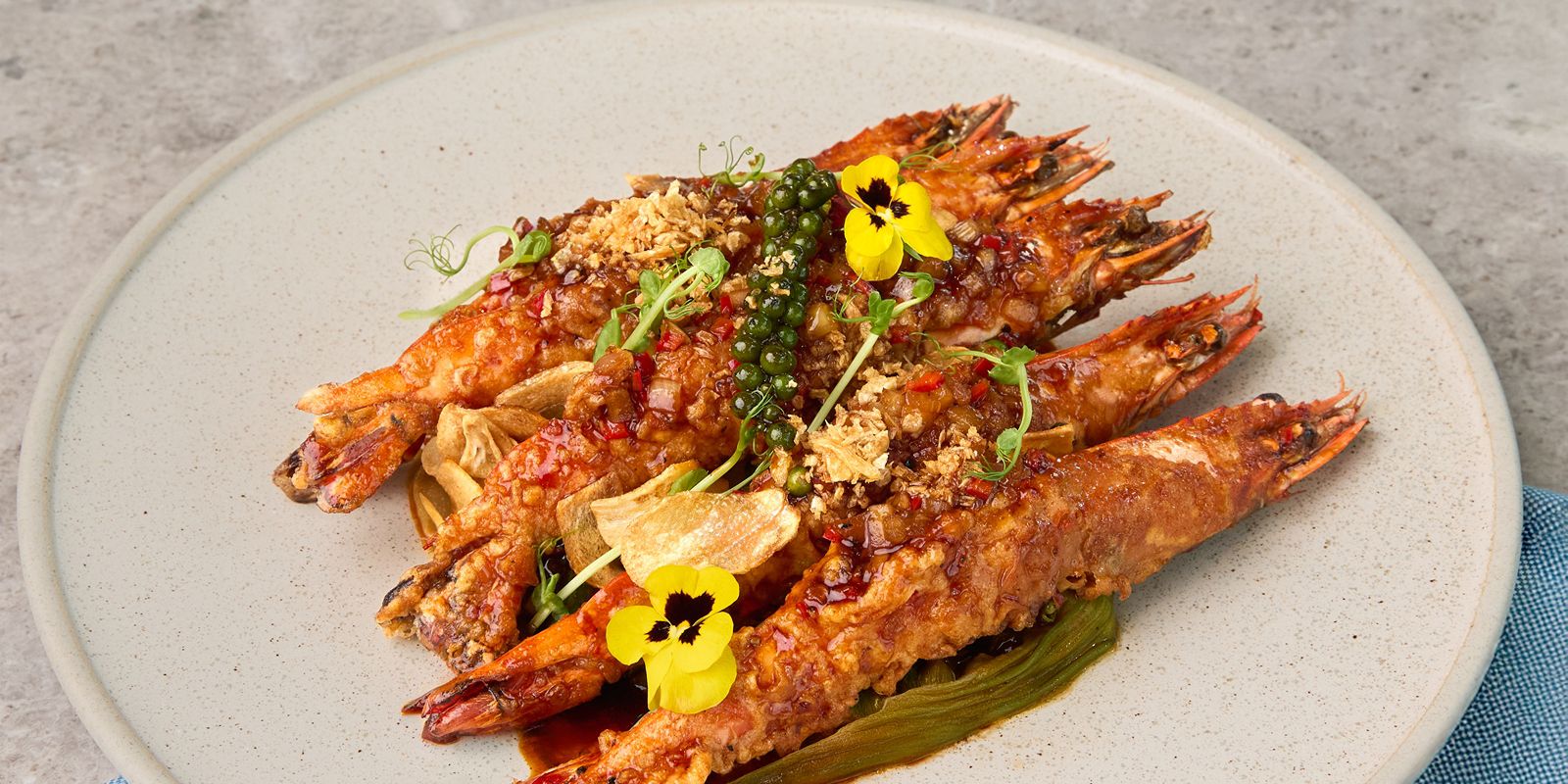 Sweet and savory king prawns crafted for a truly unforgettable dining experience.