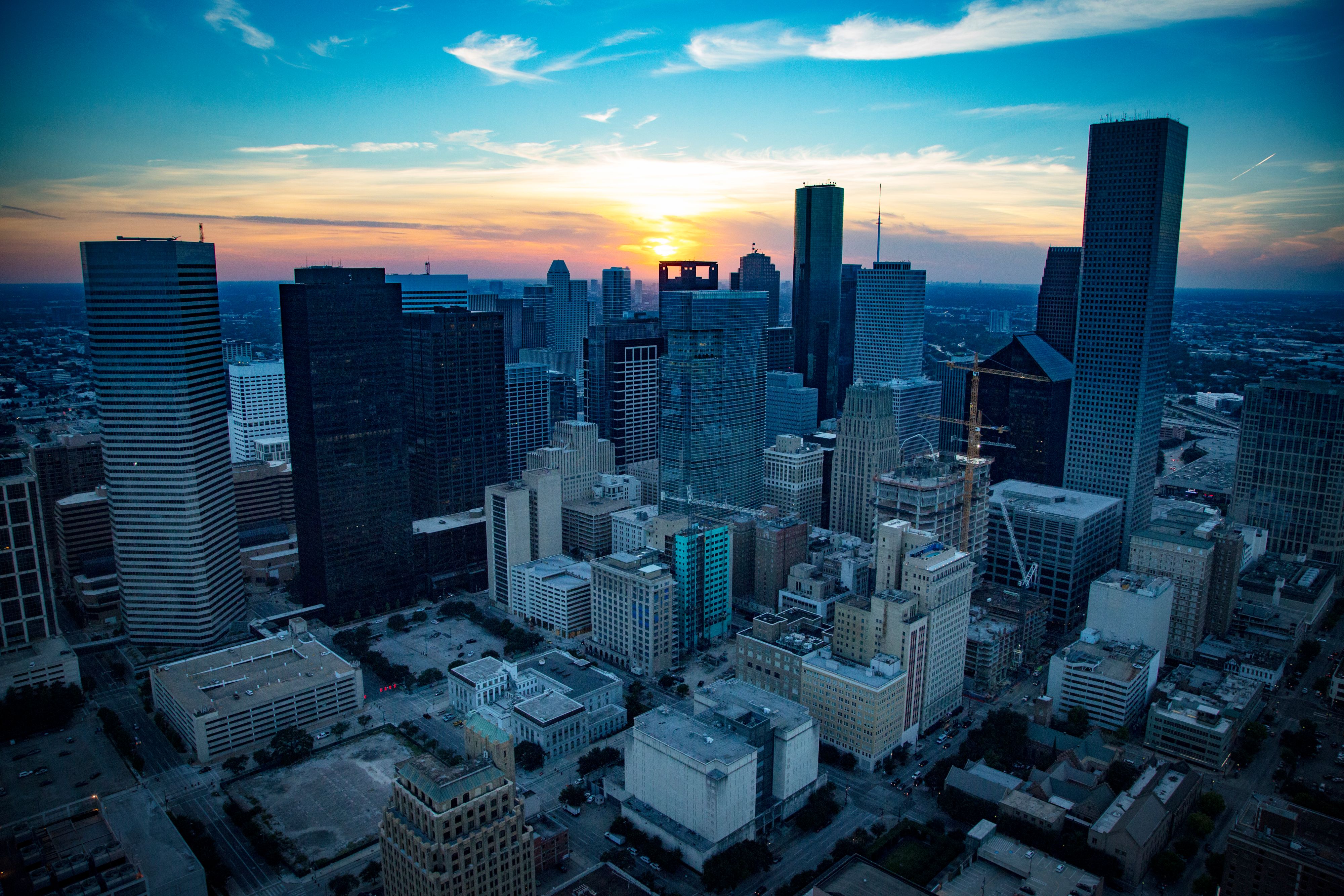 Aerial photo of Houston Texas 