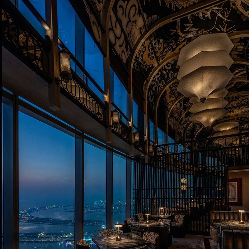 Elevated Dining: Tattu Dubai's Mythical Interior