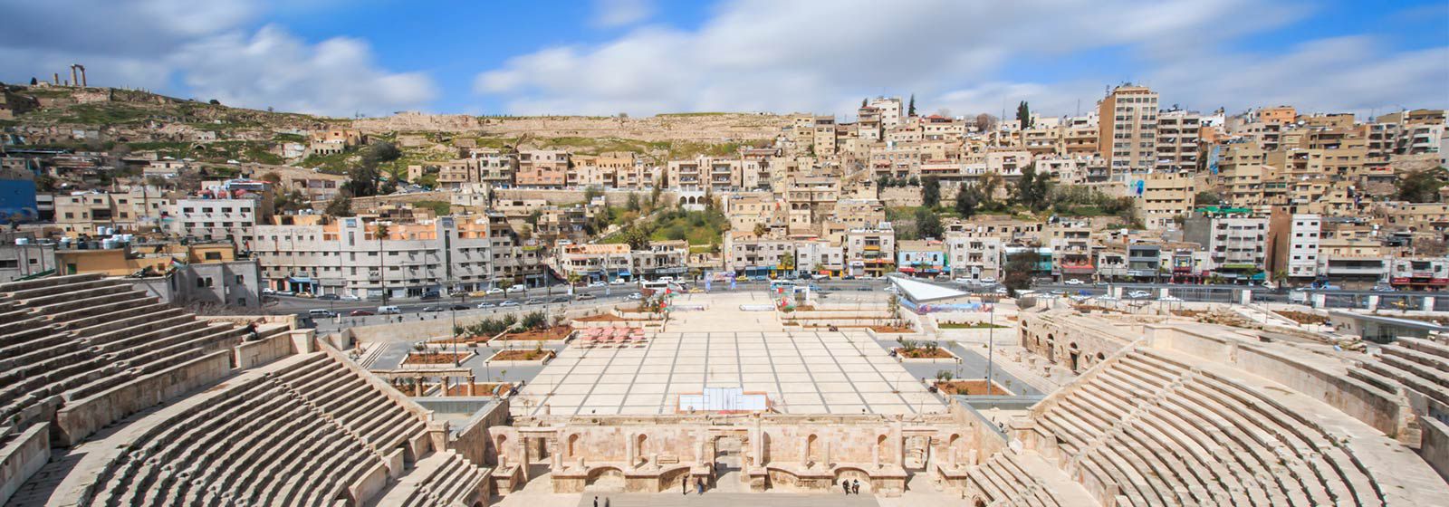 View of Roman Theater in Amman