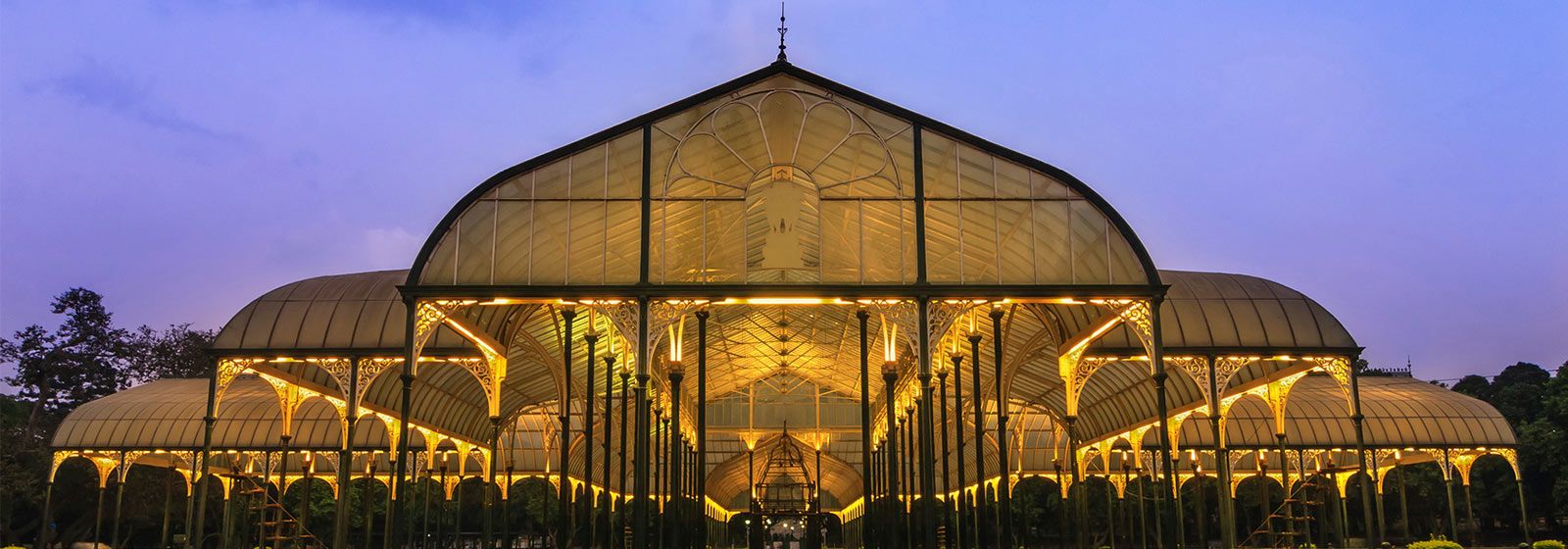 Greenhouse-like building in Bangalore India