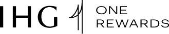 IHG one rewards logo on a white background