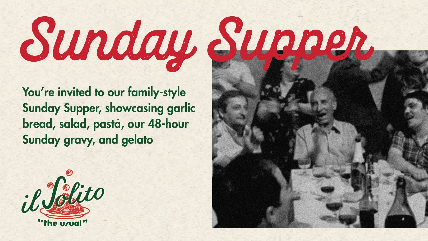 il solito sunday supper