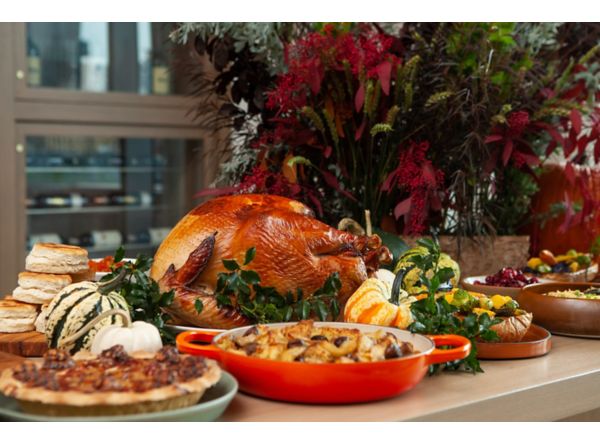 Thanksgiving turkey meal