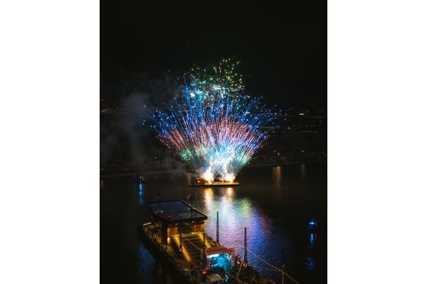 fireworks on the wharf