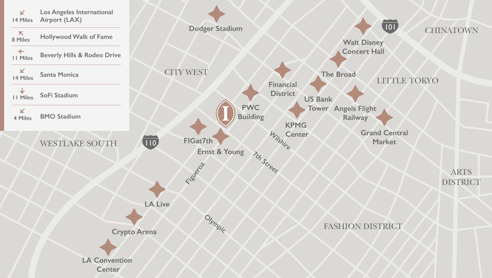 Downtown LA Map