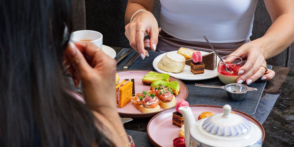 Azure afternoon spread