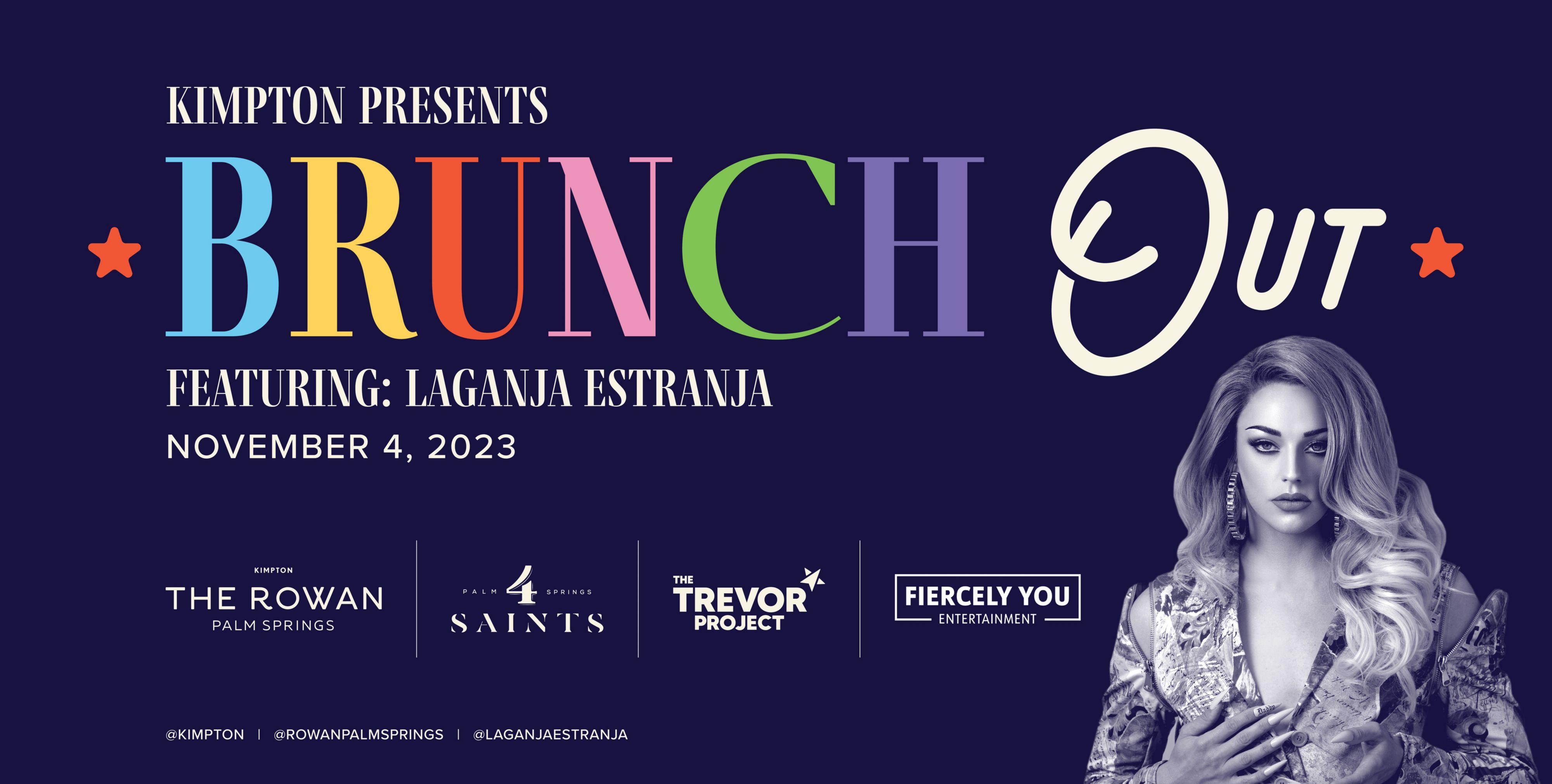colorful letters spell brunch out 