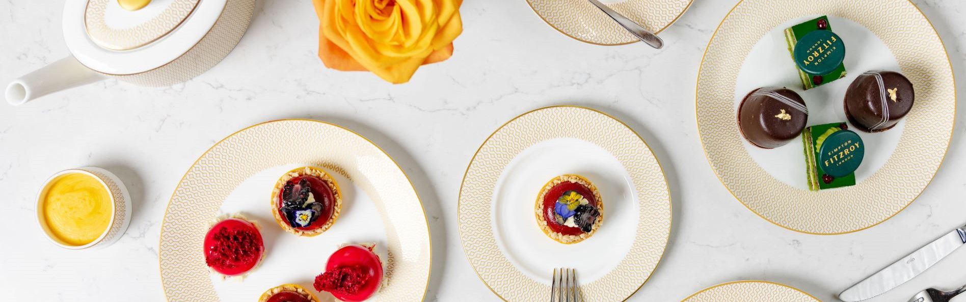 Afternoon Tea at Kimpton Fitzroy London - selection of sweet bites