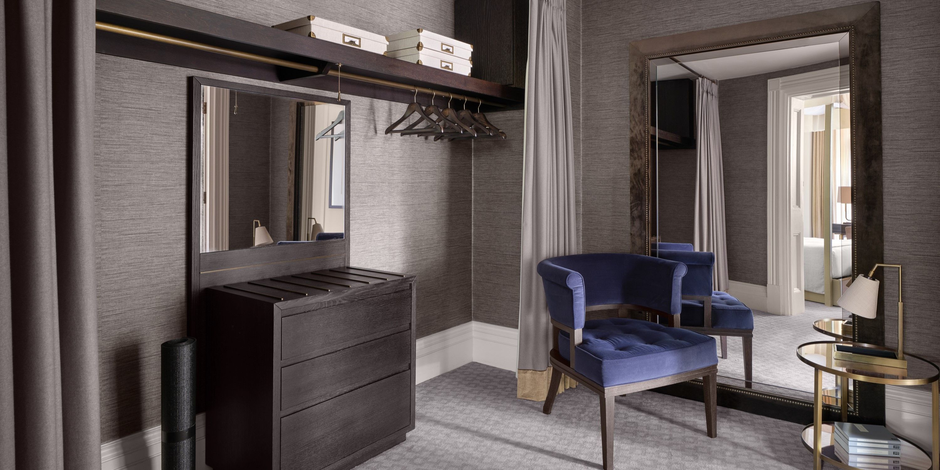 hotel guest suite closet