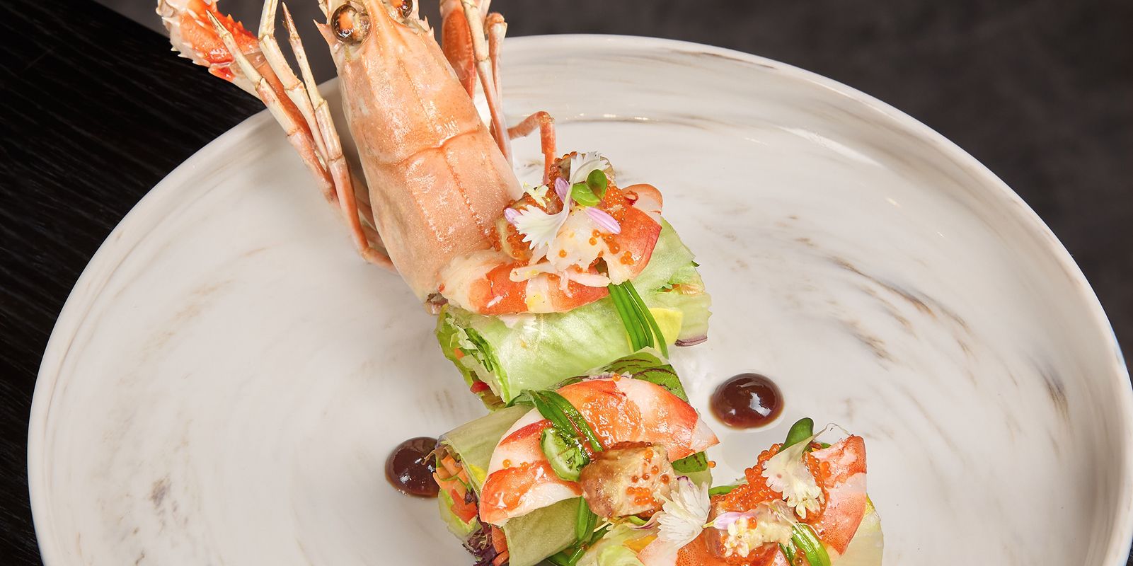 An exquisite seafood creation crafted with elegance and bold flavor.