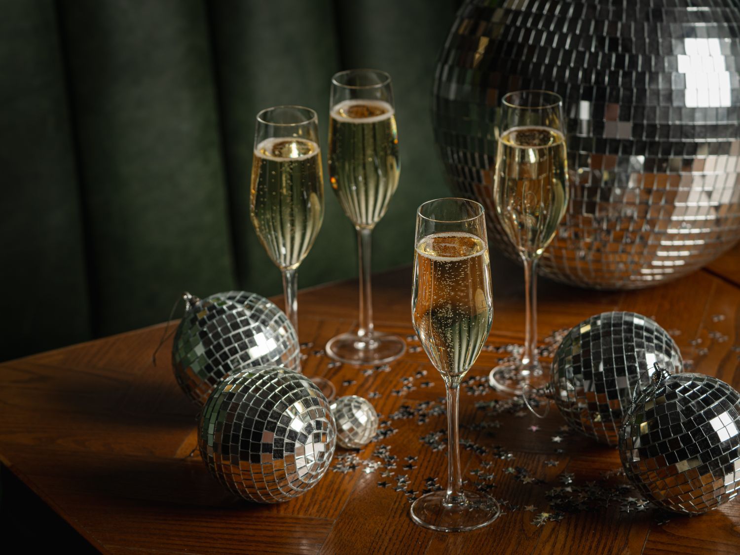Disco balls and prosecco
