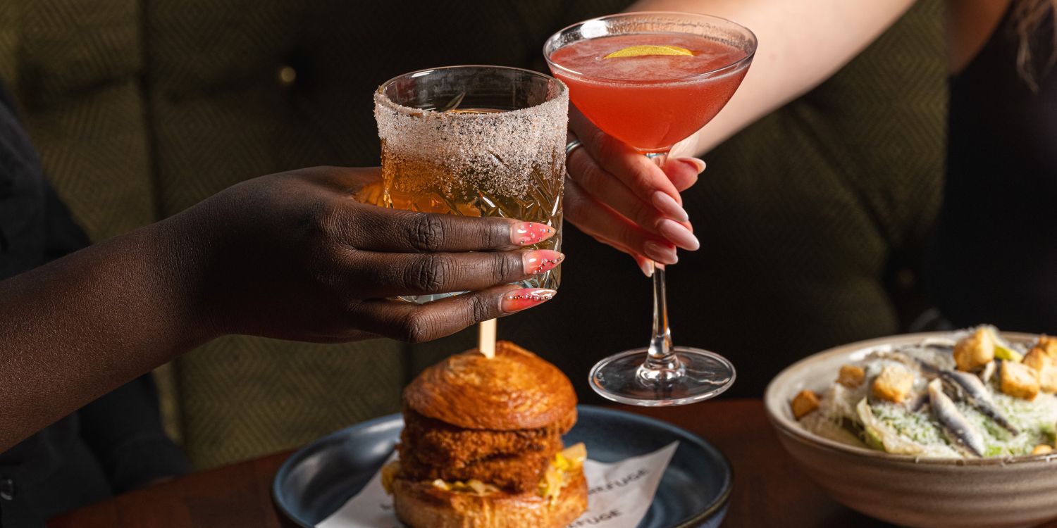 Cocktails over dinner