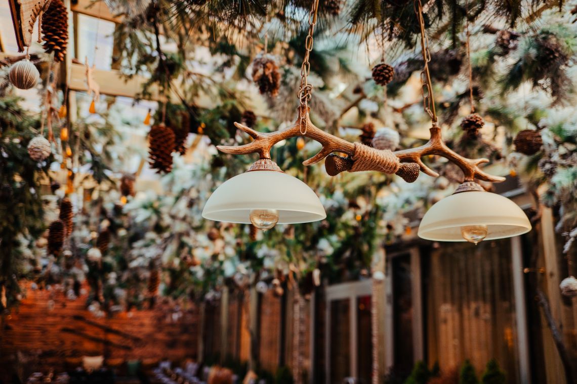 Mercy Me Winter Chalet lights