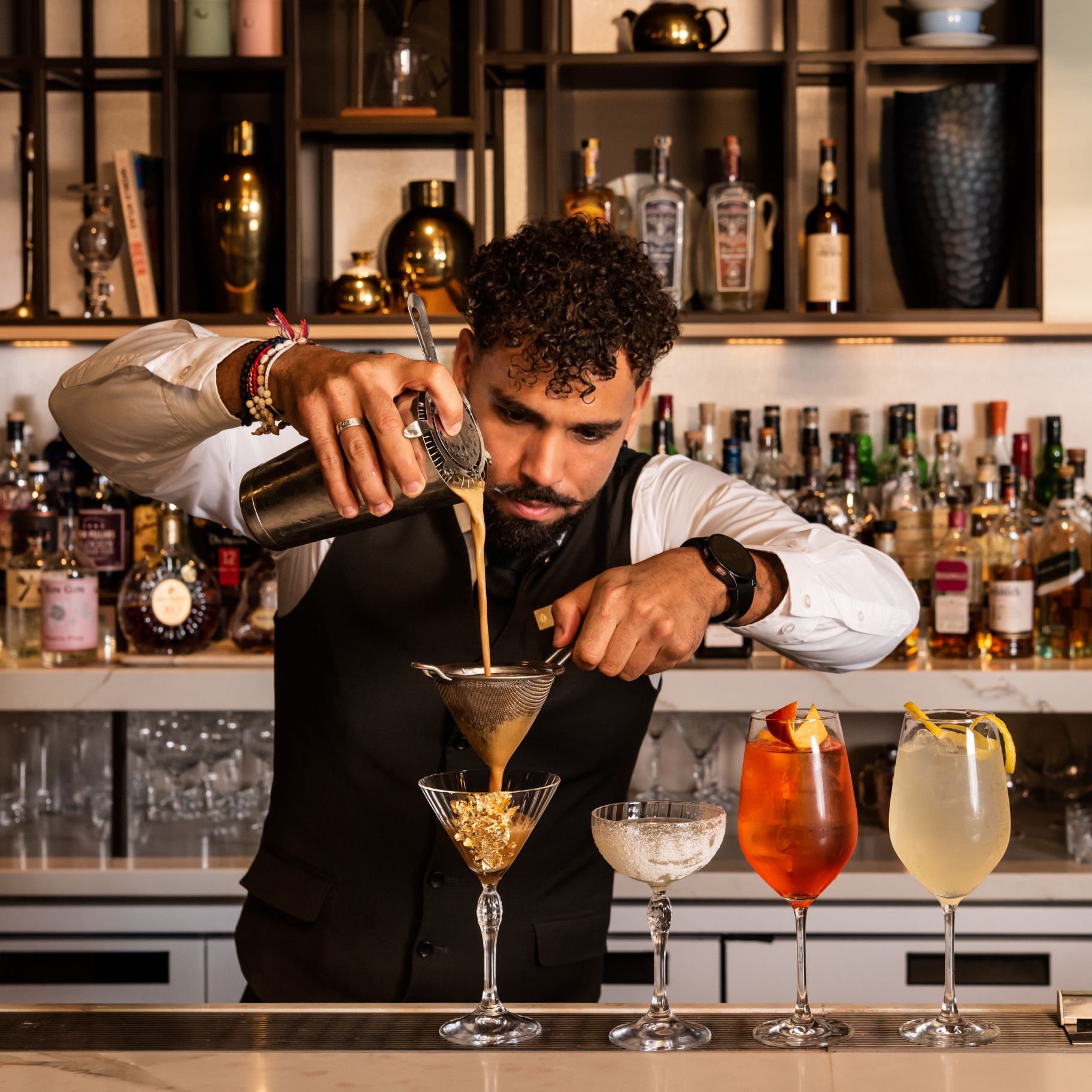 cocktail making