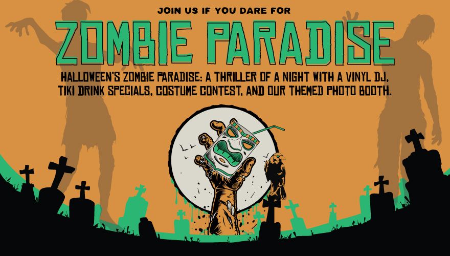 Celebrate Halloween with zombies, dancing, drinks, and more.