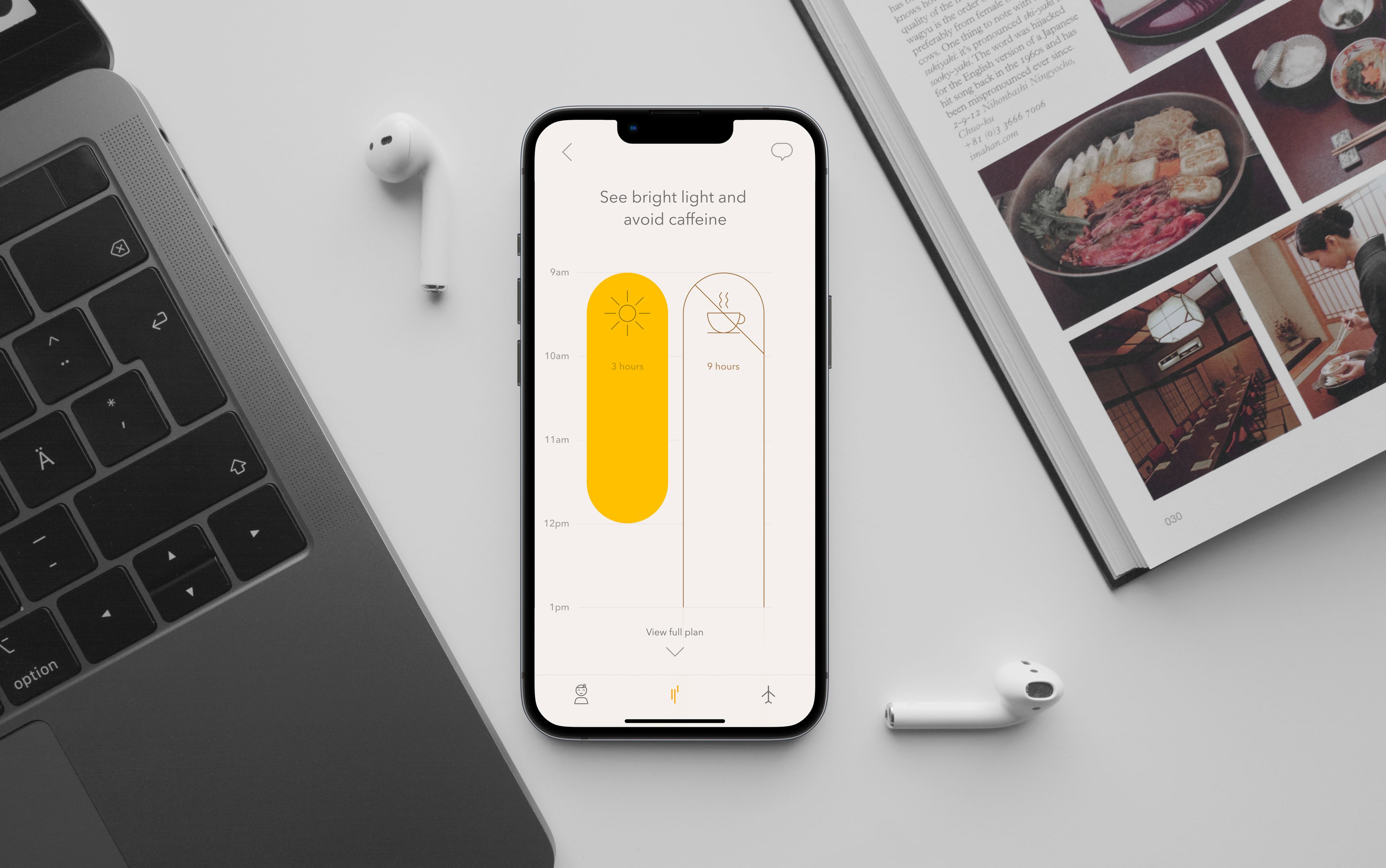 Phone with focus app
